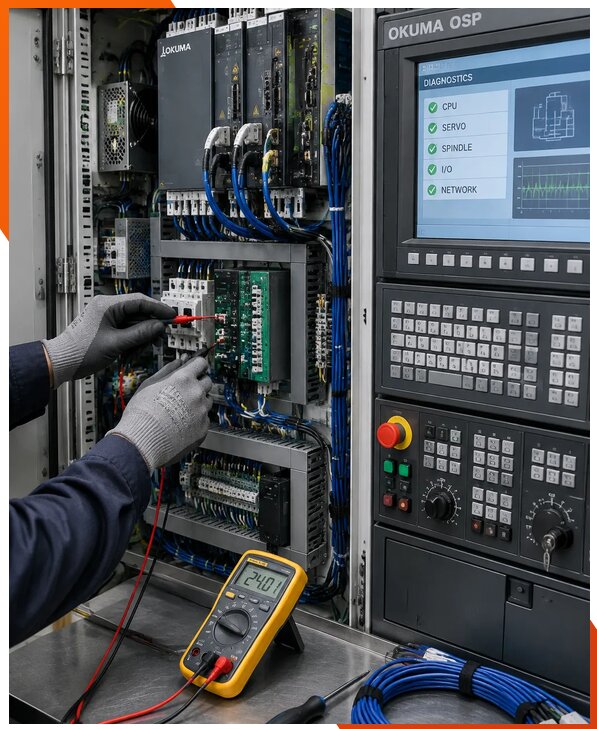 Ремонт систем ЧПУ Okuma OSP в Северодвинске